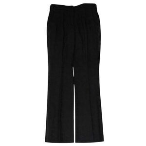 Redemption Subtle Camo Tuxedo Trousers IT 42 US 8 Black Stretch Wool Wide Pant